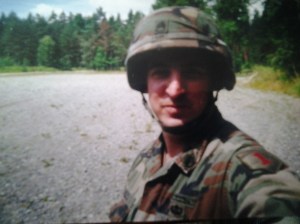 The author training at Graf before selfies were cool.